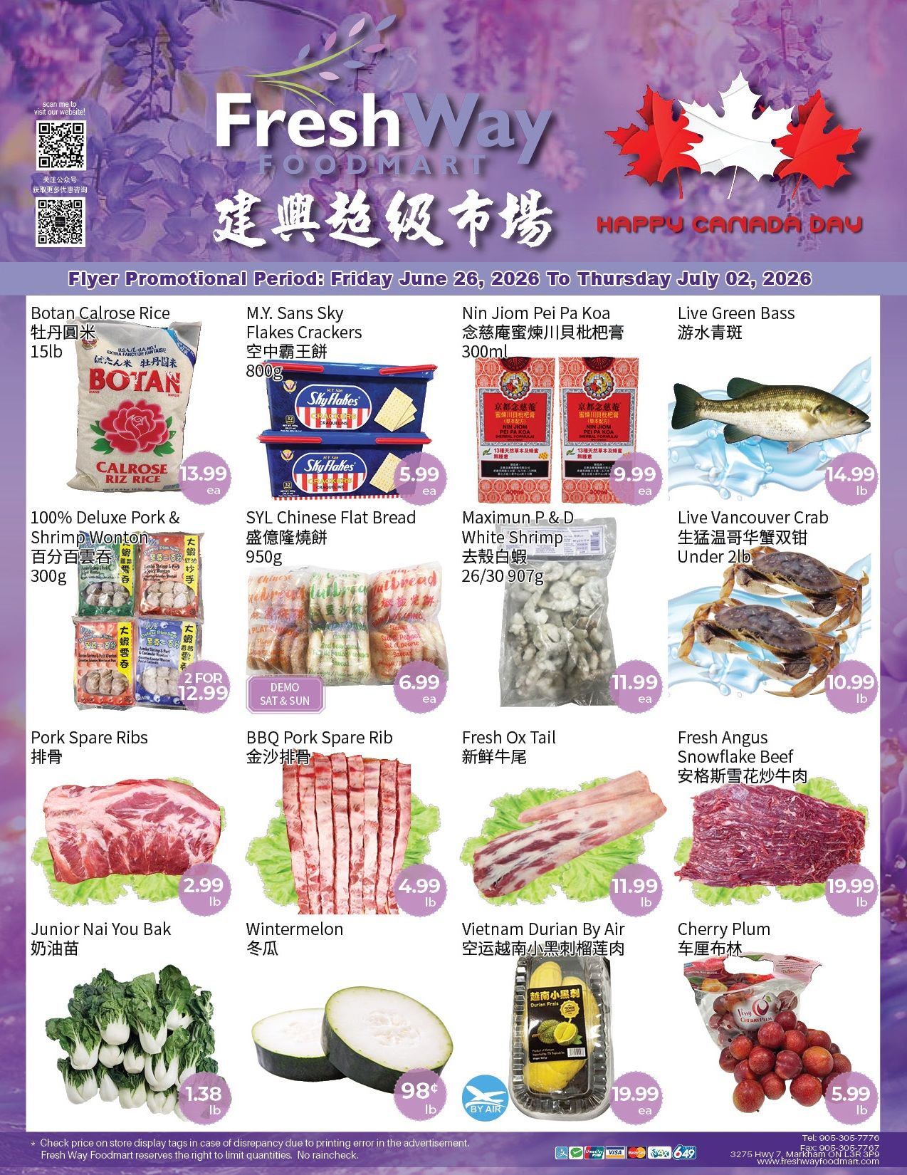 FreshWay Foodmart Flyer June 26 to July 2