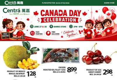 Centra Foods (Barrie) Flyer June 26 to July 2