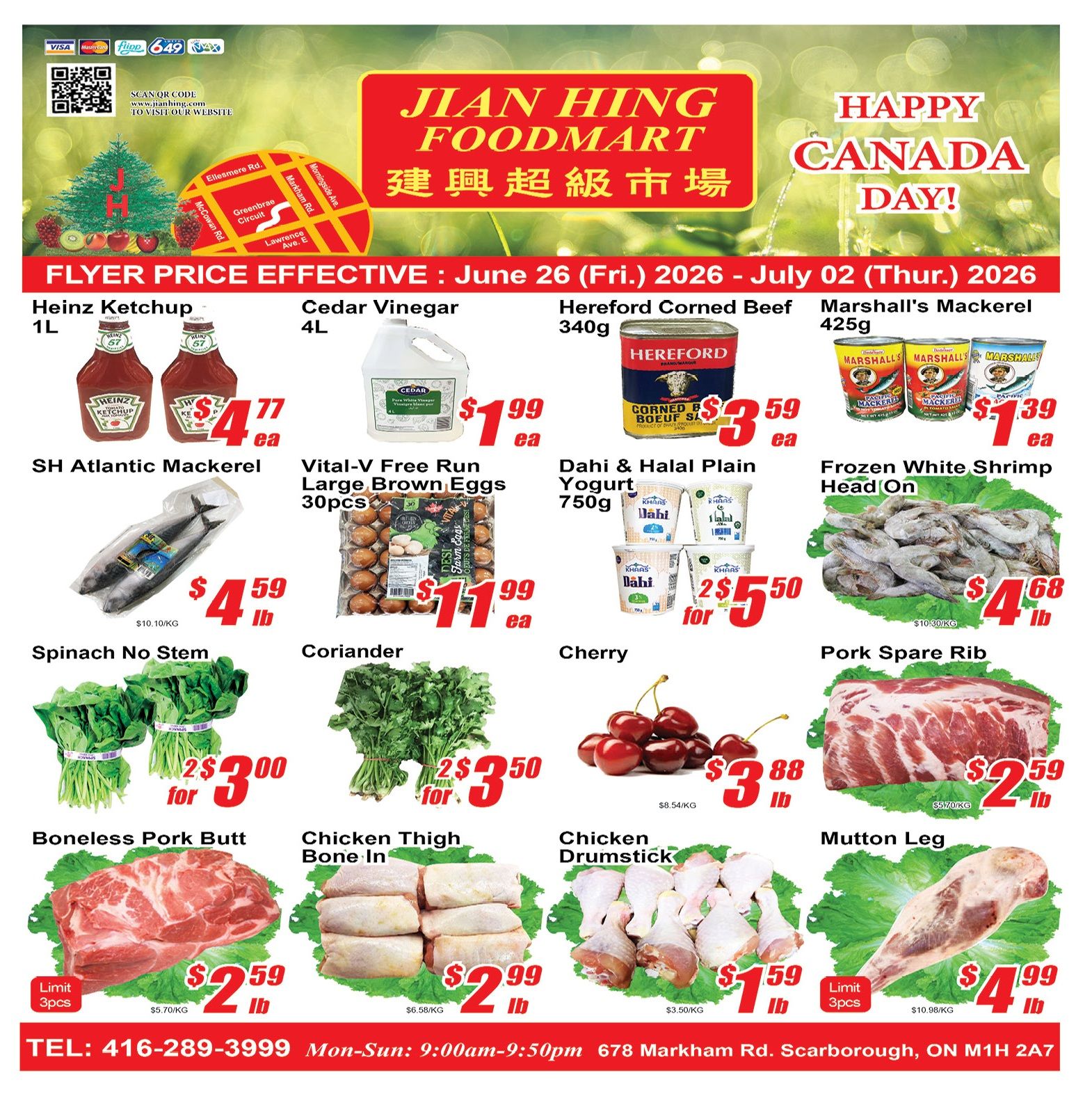 Jian Hing Foodmart (Scarborough) Flyer June 26 to July 2
