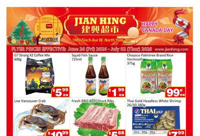 Jian Hing Supermarket (North York) Flyer June 26 to July 2