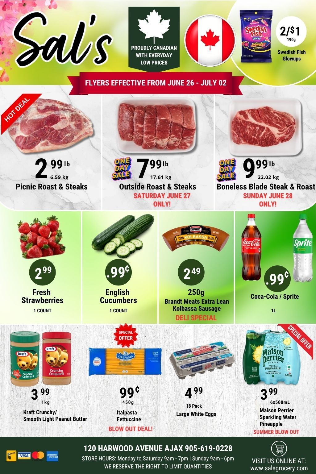 Sal's Grocery Flyer June 26 to July 2