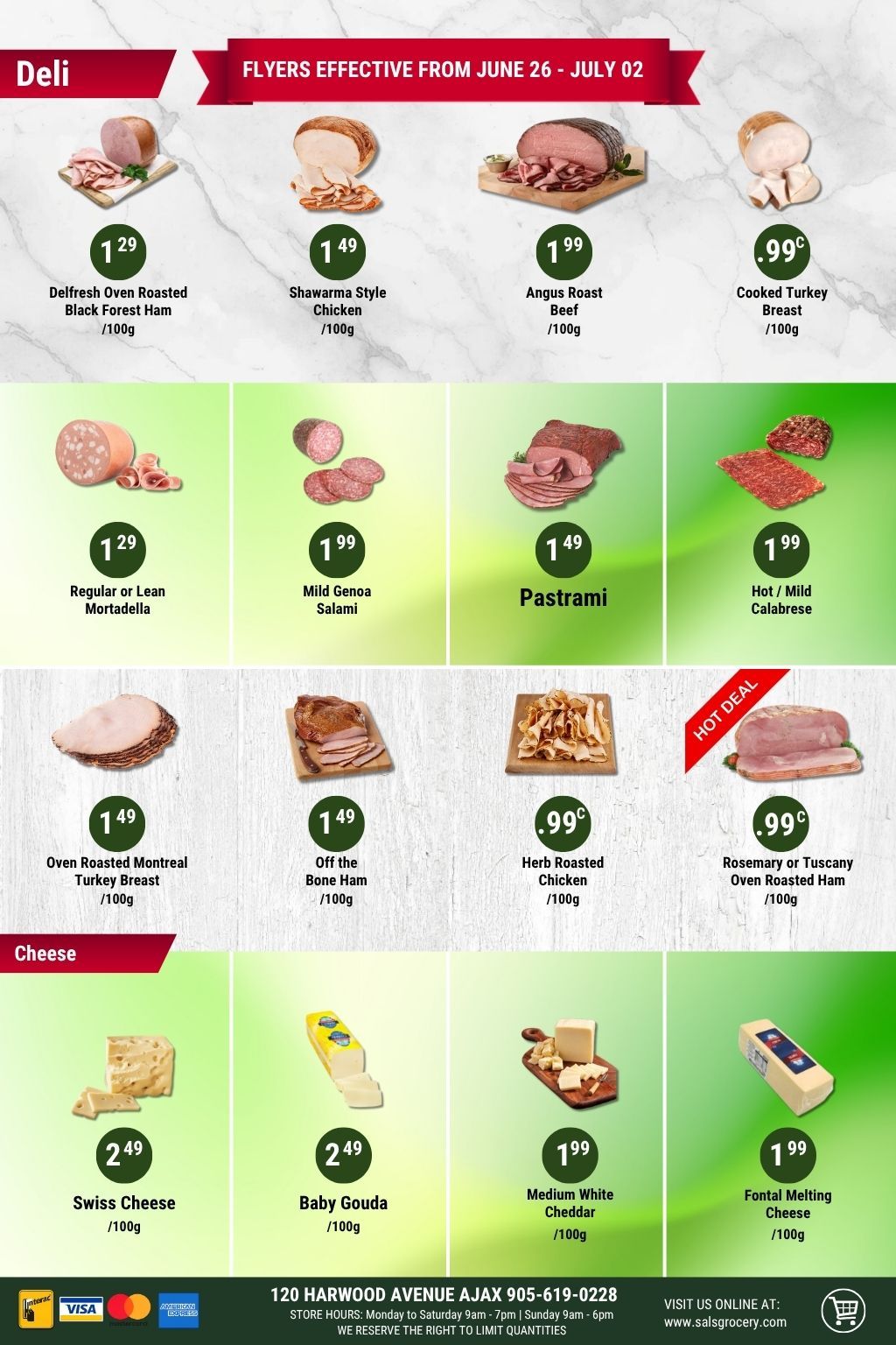 Sal's Grocery Flyer June 26 to July 2