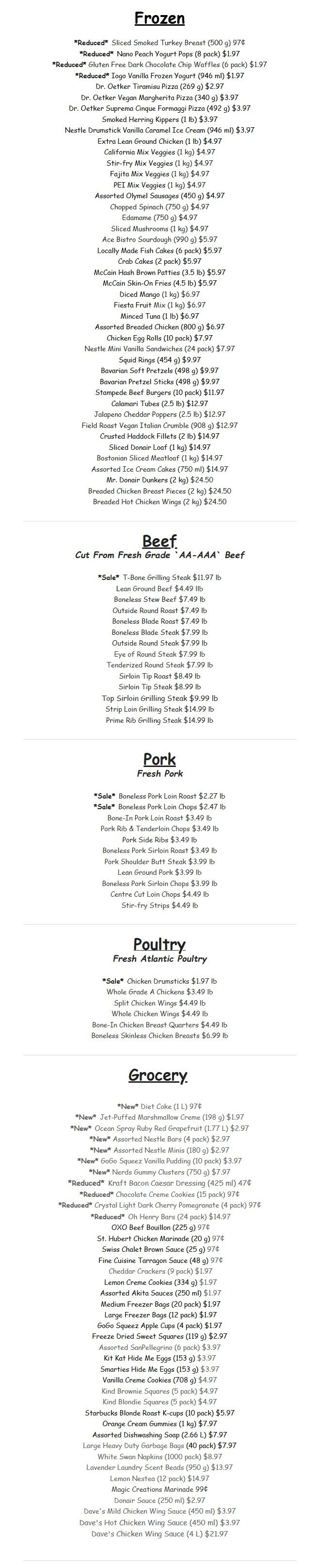 Gateway Meat Market Flyer June 25 to July 1
