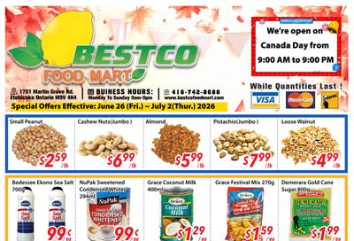 BestCo Food Mart (Etobicoke) Flyer June 26 to July 2
