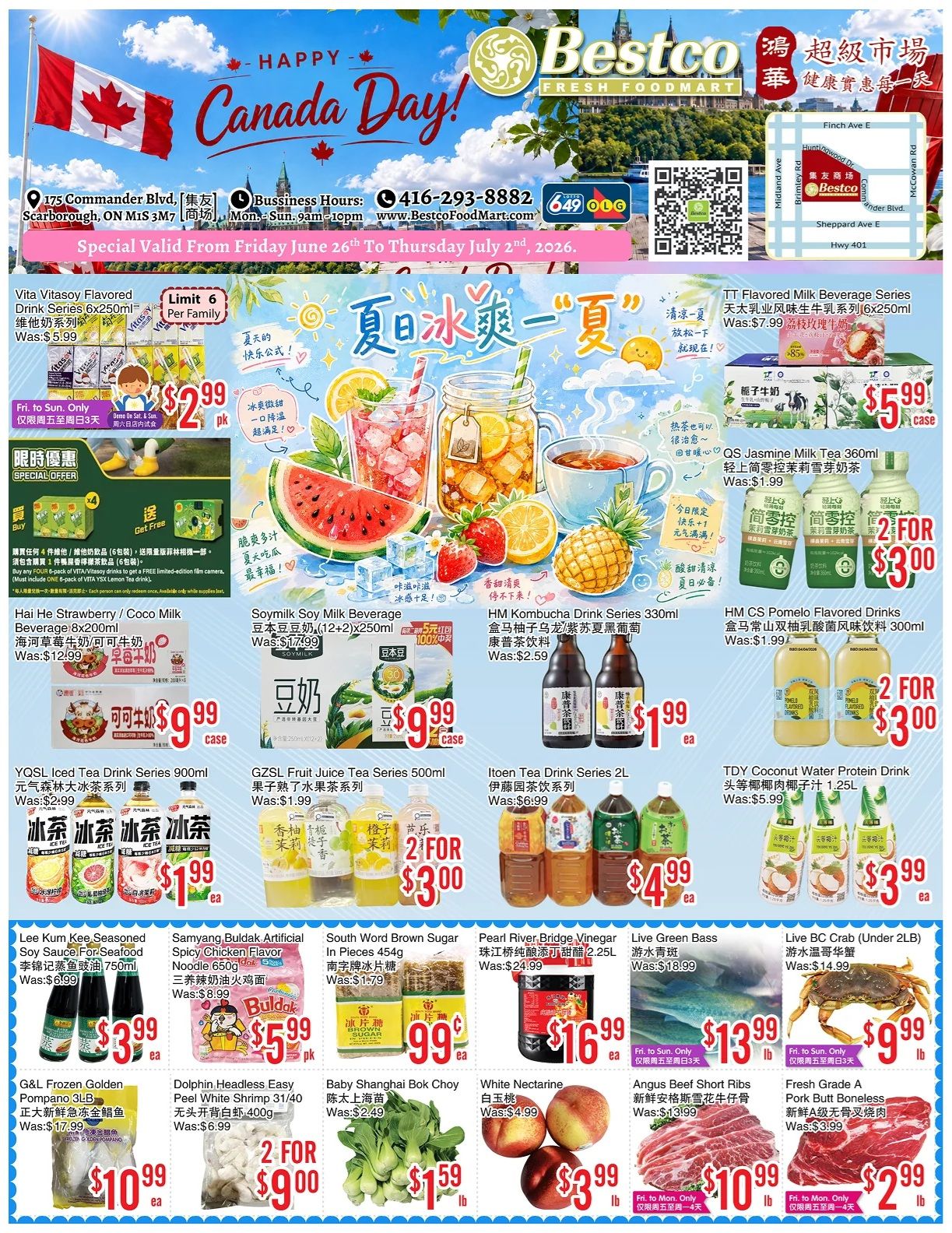 BestCo Food Mart (Scarborough) Flyer June 26 to July 2