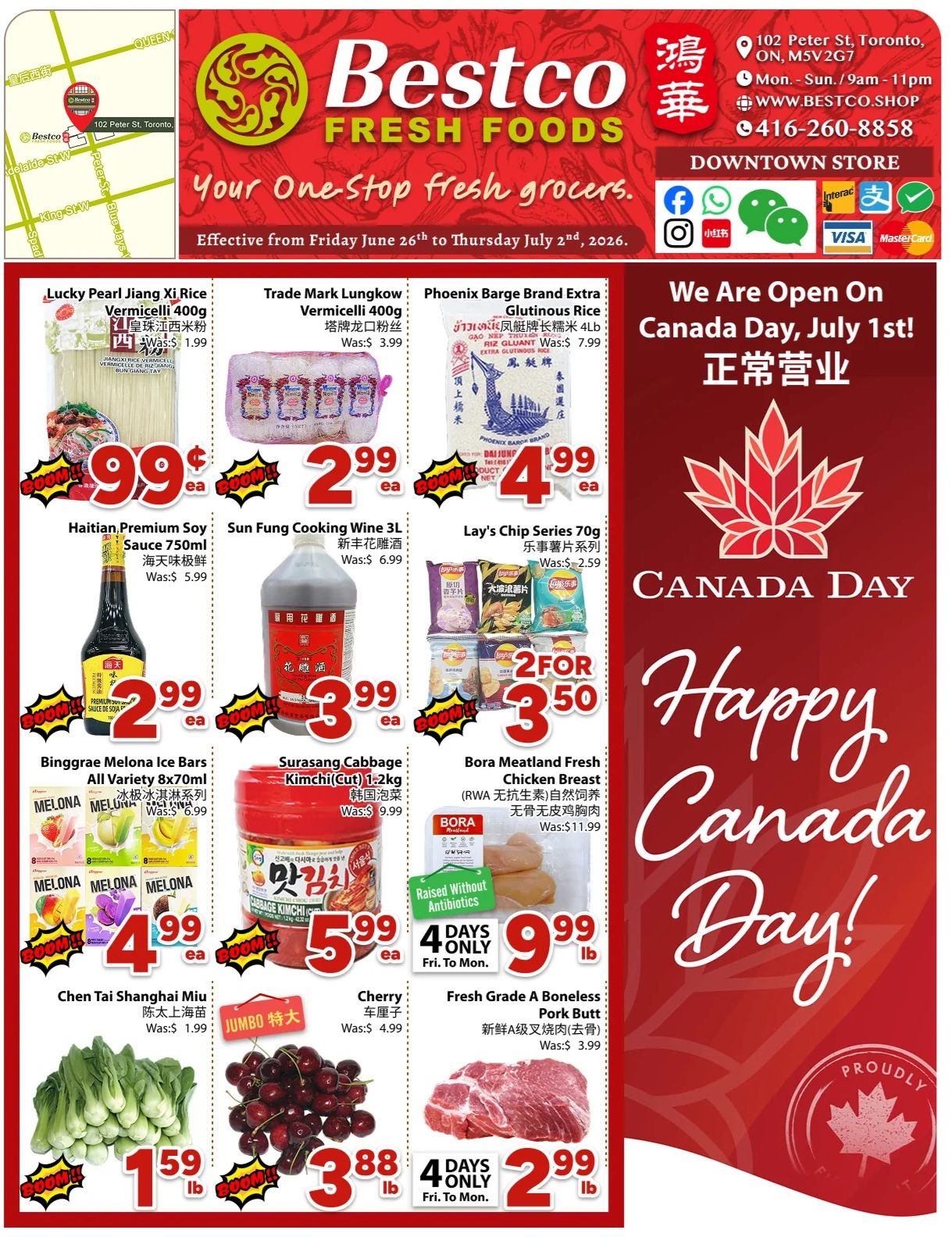 BestCo Food Mart (Downtown Toronto) Flyer June 26 to July 2