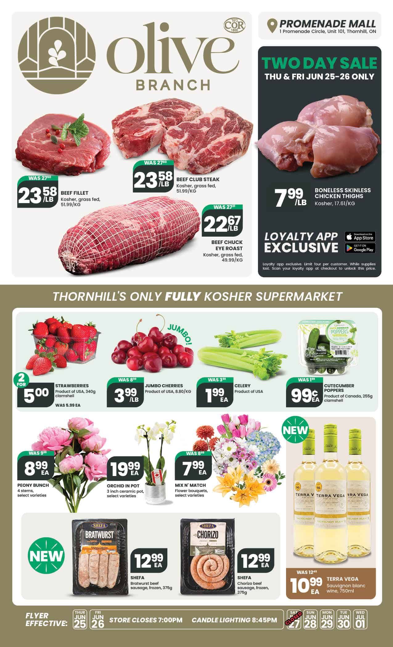 Olive Branch Flyer June 25 to July 1