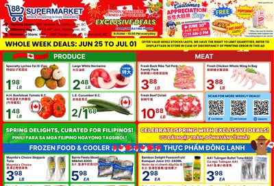 88 Supermarket Flyer June 25 to July 1