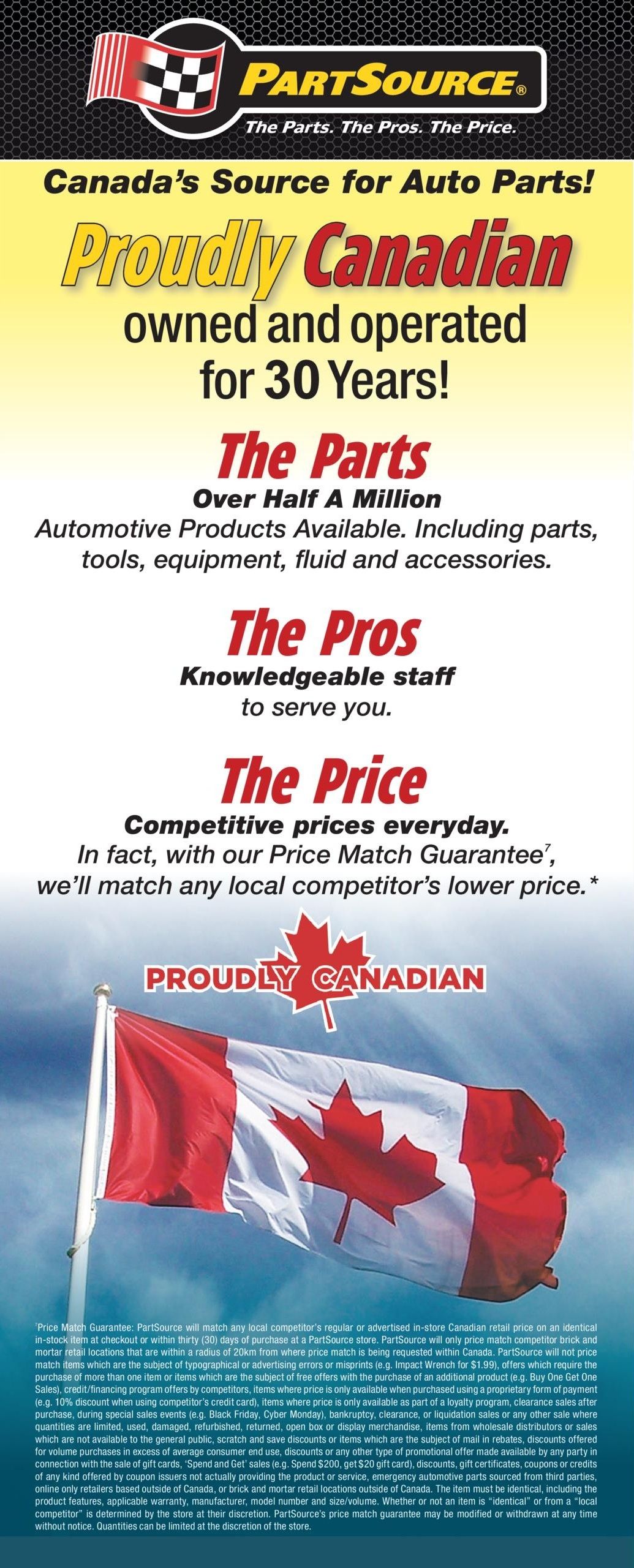 PartSource Flyer June 28 to July 1
