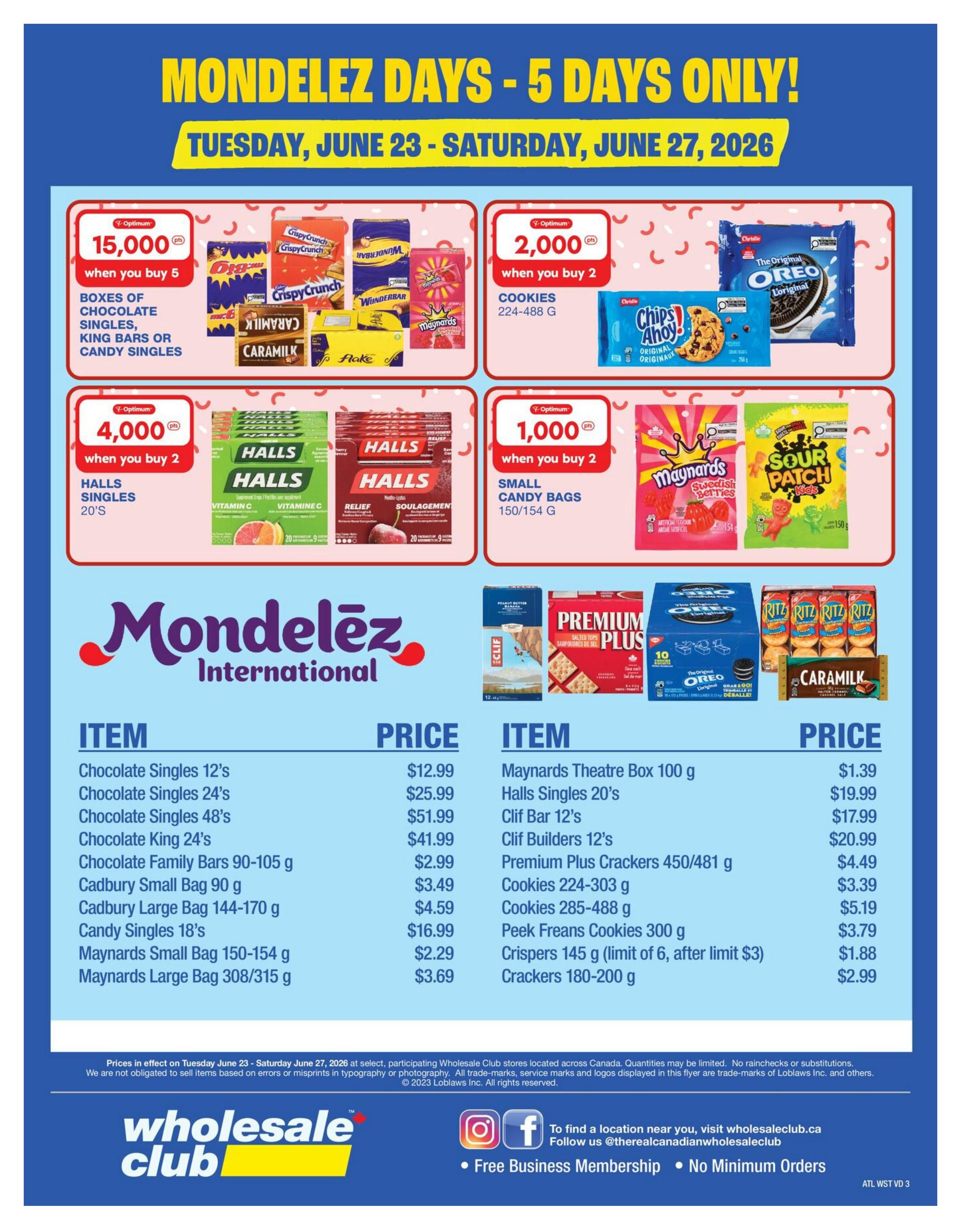 Wholesale Club (Atlantic) Flyer June 25 to July 1