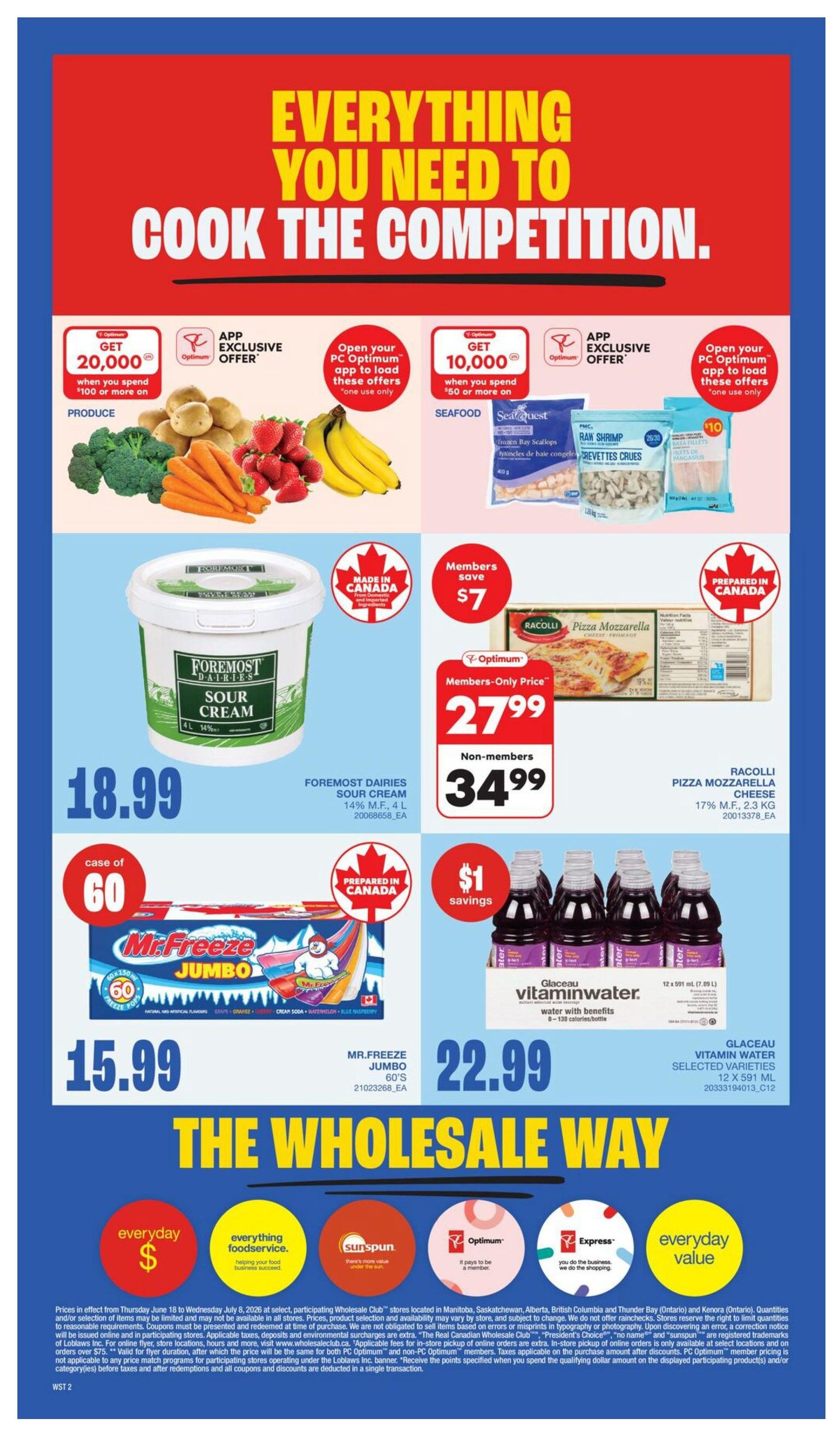Wholesale Club (West) Flyer June 25 to July 1