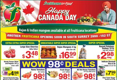 Fruiticana (Greater Vancouver) Flyer June 25 to July 1