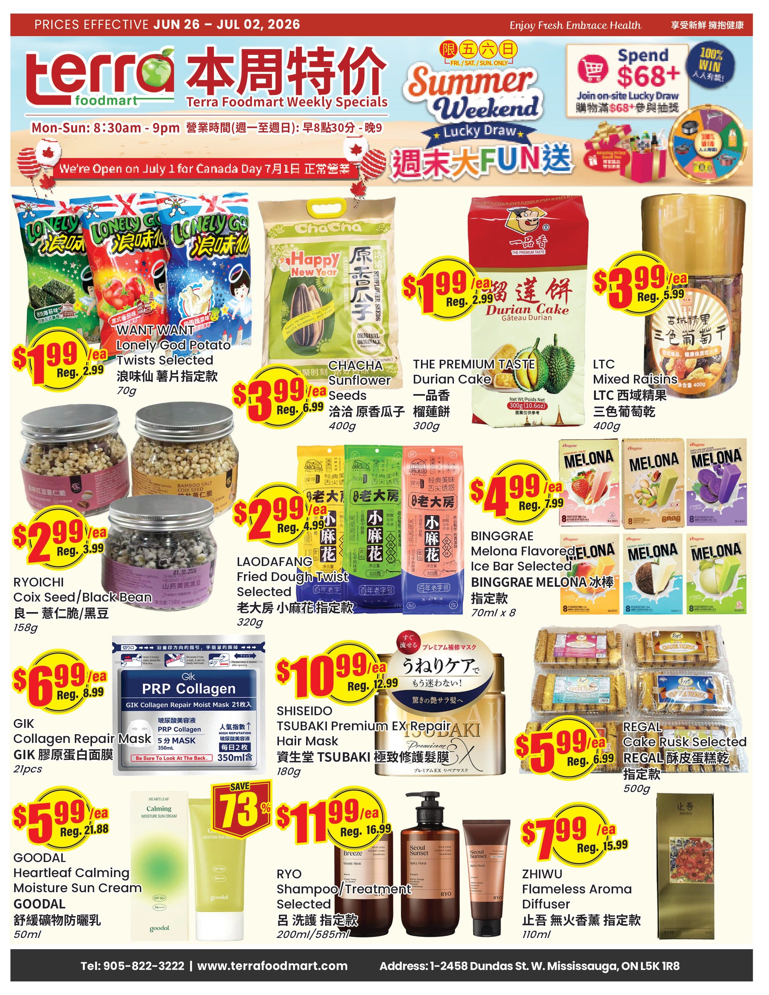 Terra Foodmart Flyer June 26 to July 2