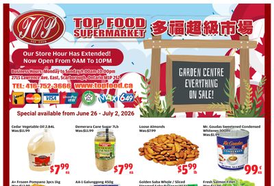 Top Food Supermarket Flyer June 26 to July 2