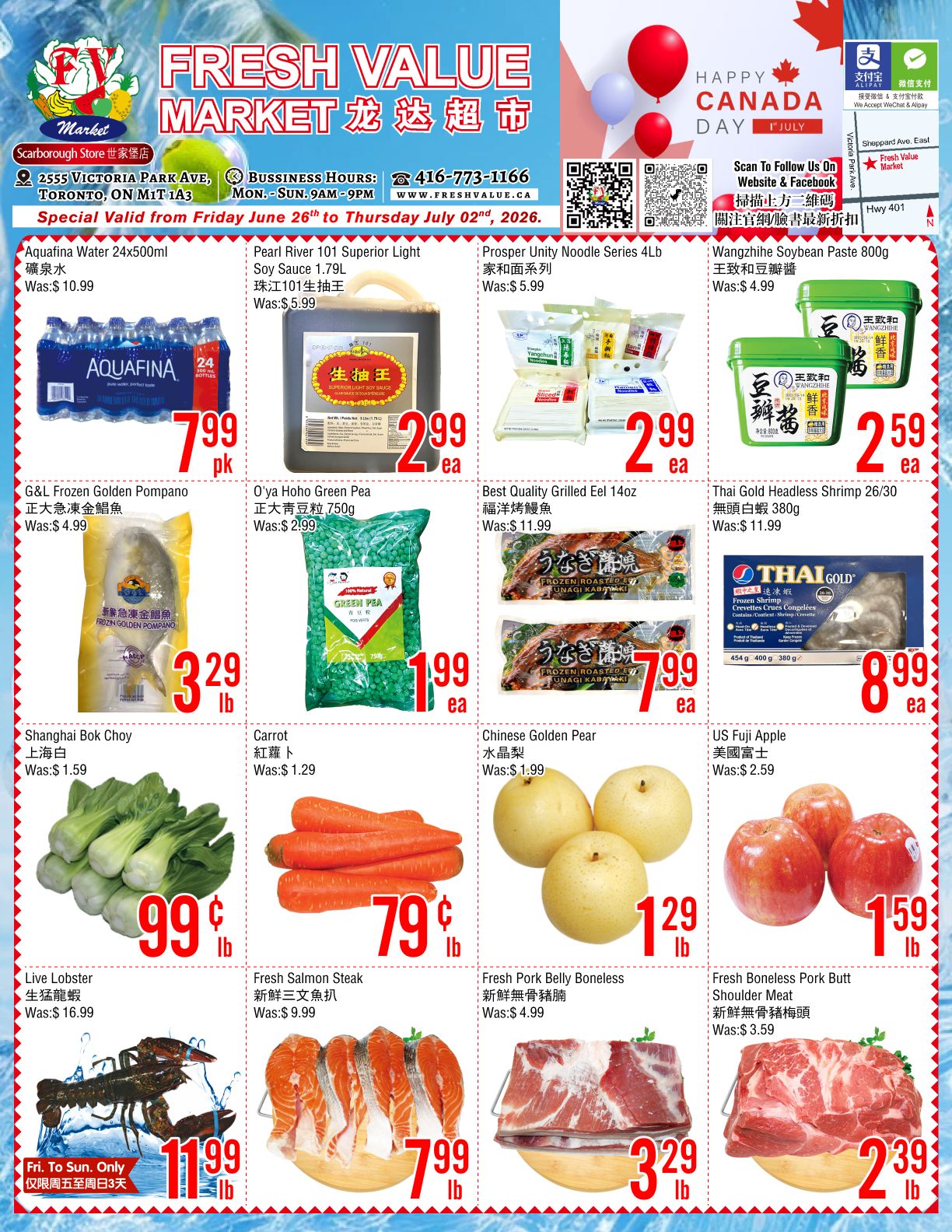 Fresh Value (Scarborough) Flyer June 26 to July 2