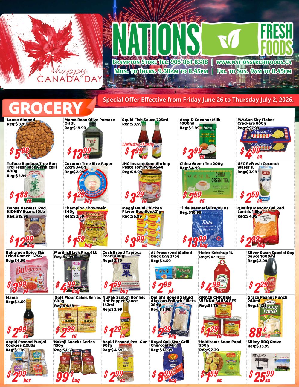 Nations Fresh Foods (Brampton) Flyer June 26 to July 2