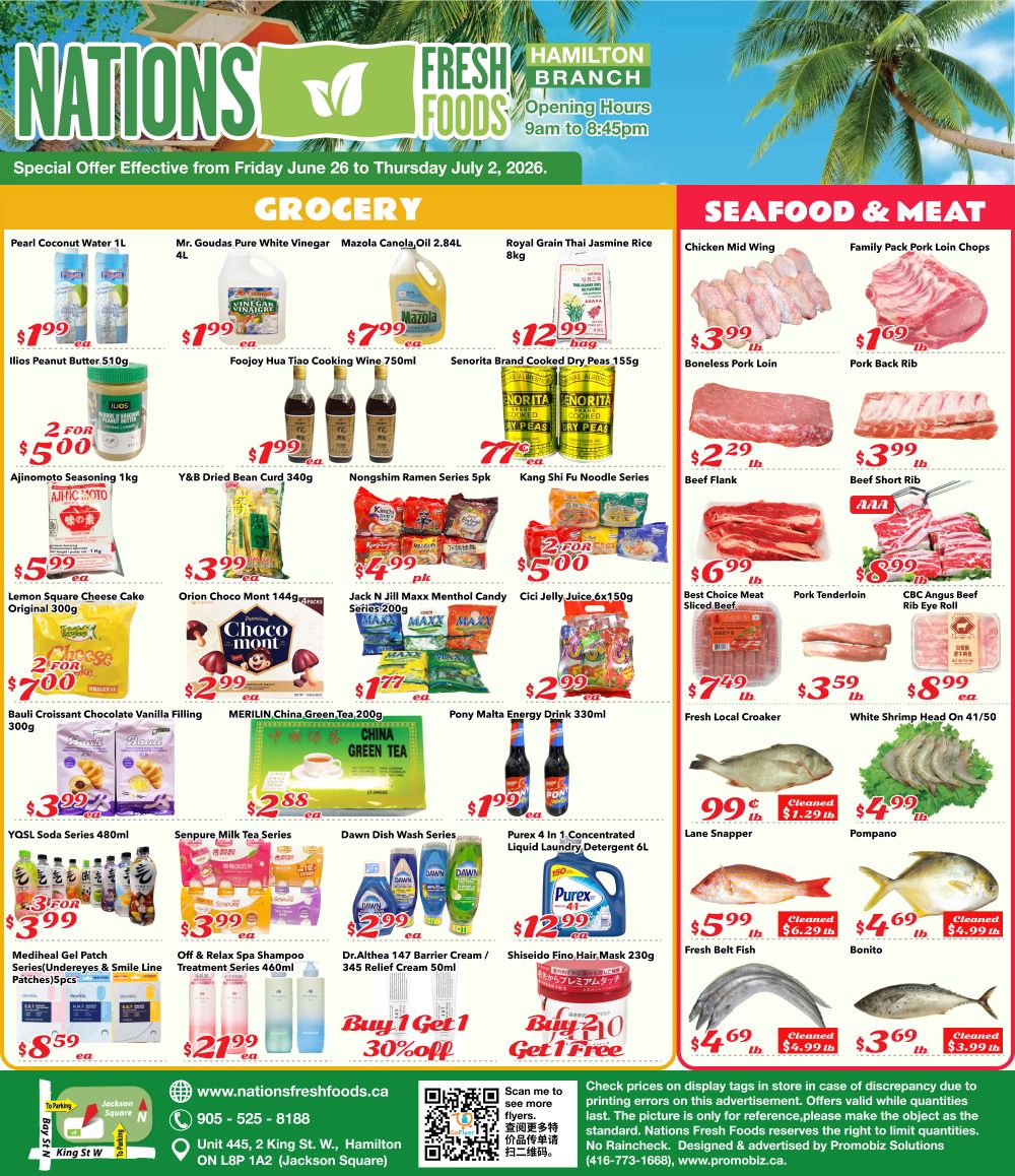 Nations Fresh Foods (Hamilton) Flyer June 26 to July 2