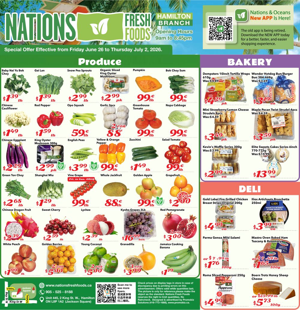 Nations Fresh Foods (Hamilton) Flyer June 26 to July 2