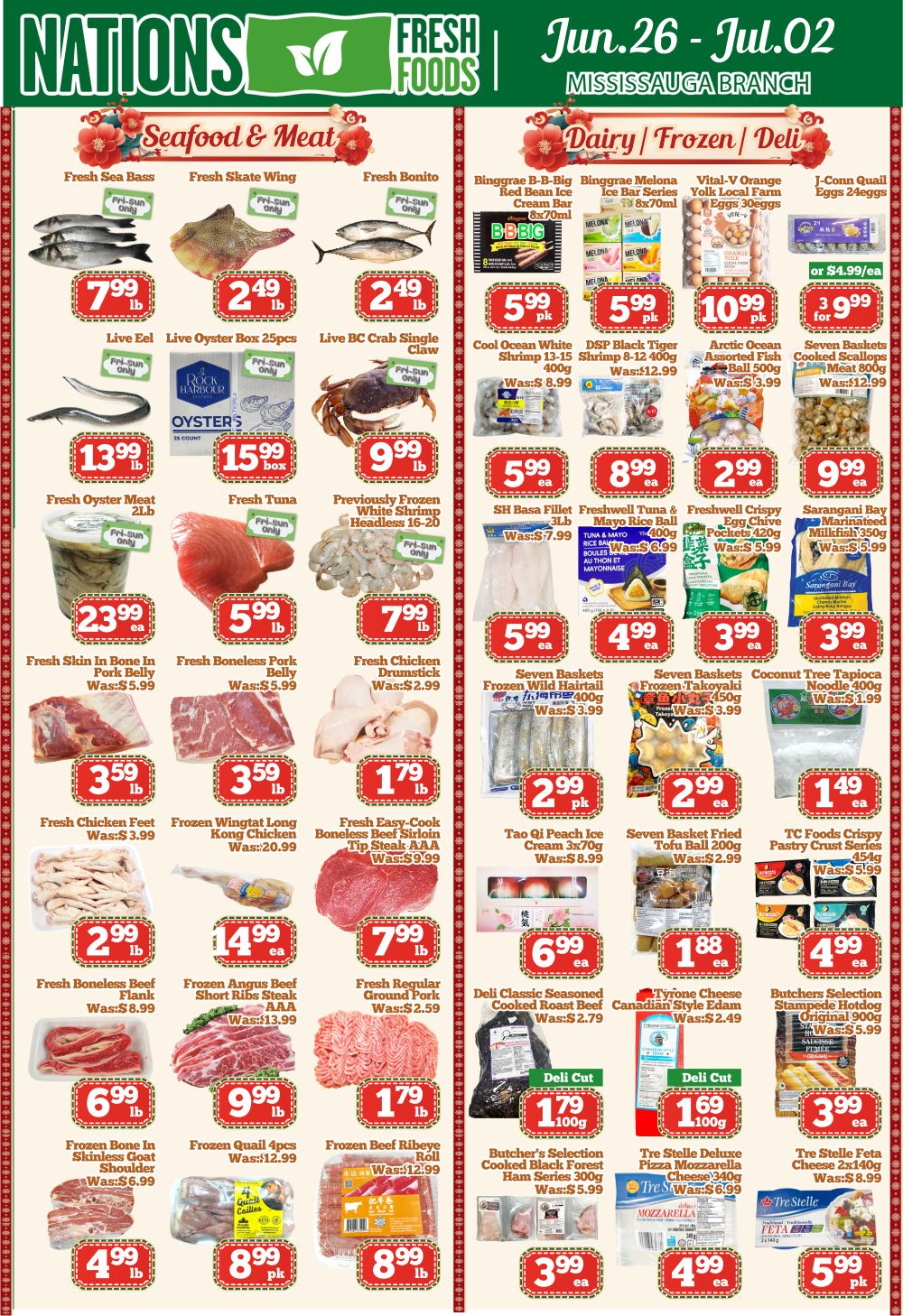 Nations Fresh Foods (Mississauga) Flyer June 26 to July 2