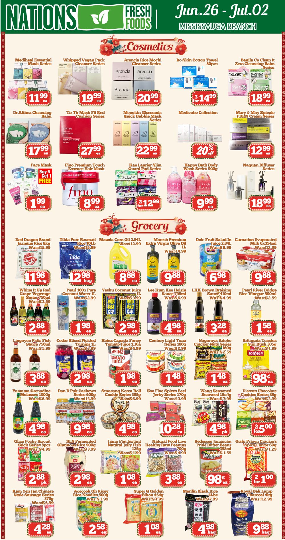 Nations Fresh Foods (Mississauga) Flyer June 26 to July 2