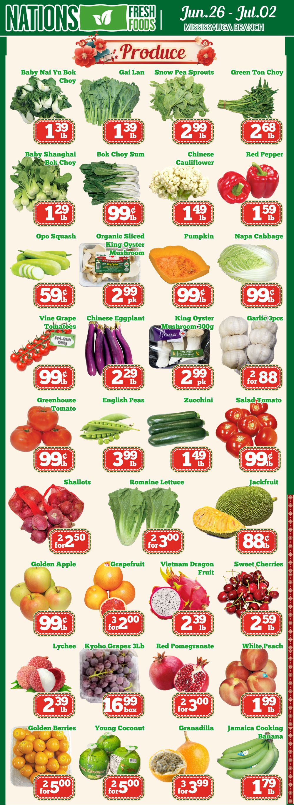 Nations Fresh Foods (Mississauga) Flyer June 26 to July 2