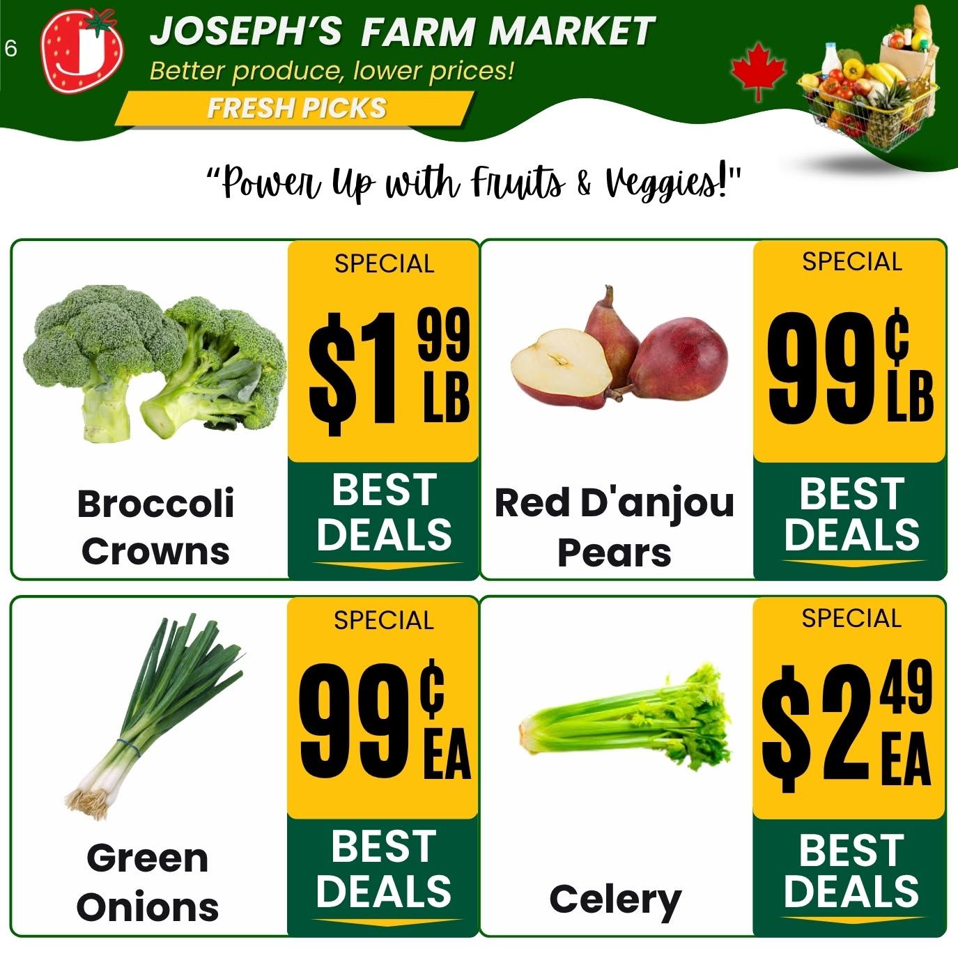 Joseph's Farm Market Flyer June 26 to July 1