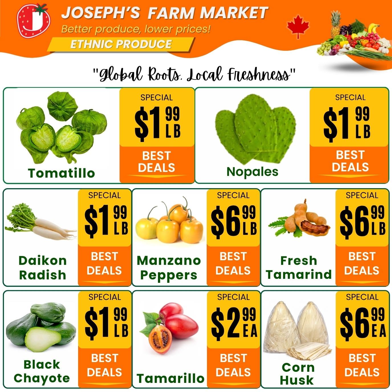 Joseph's Farm Market Flyer June 26 to July 1
