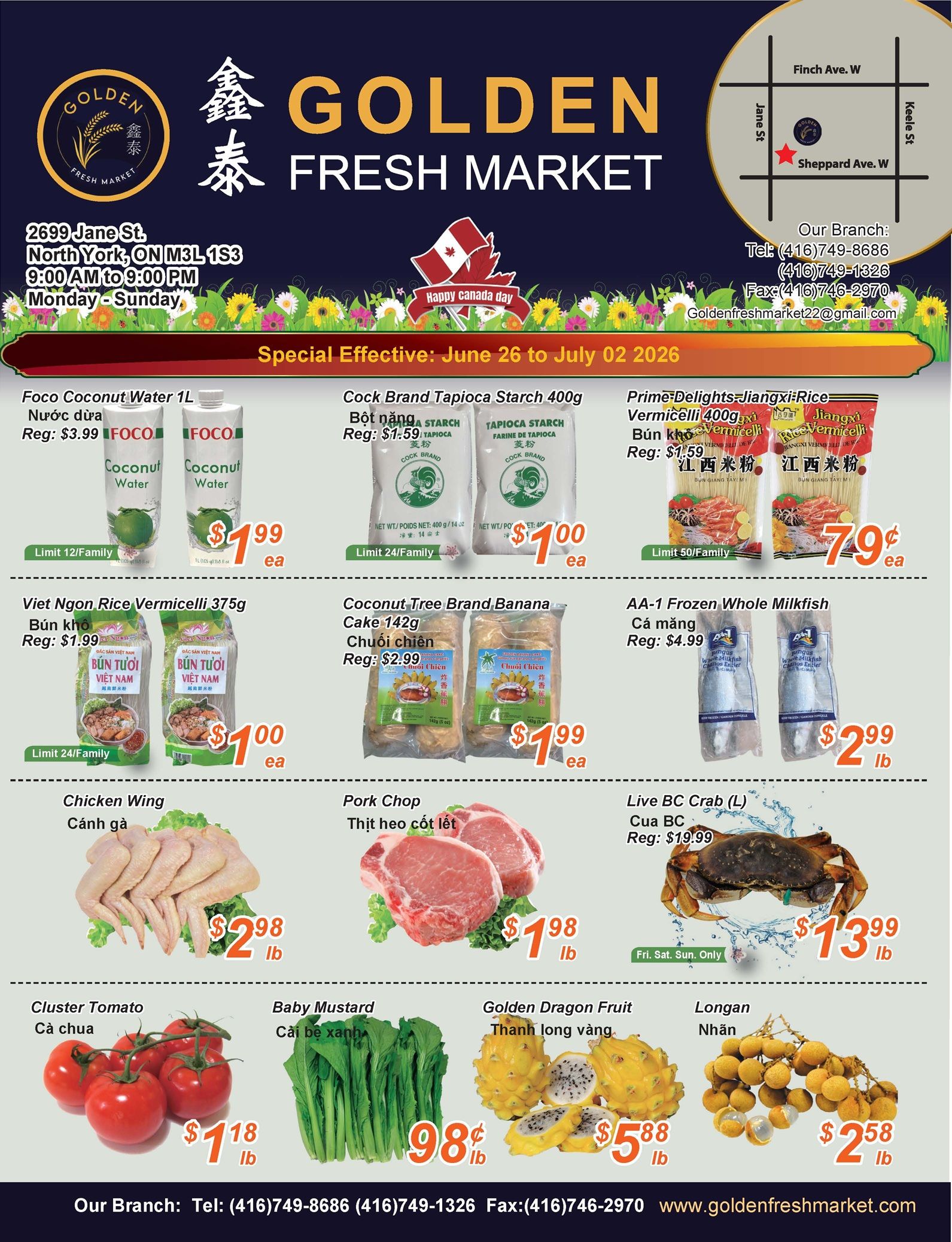 Golden Fresh Market Flyer June 26 to July 2