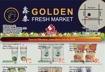Golden Fresh Market Flyer June 26 to July 2