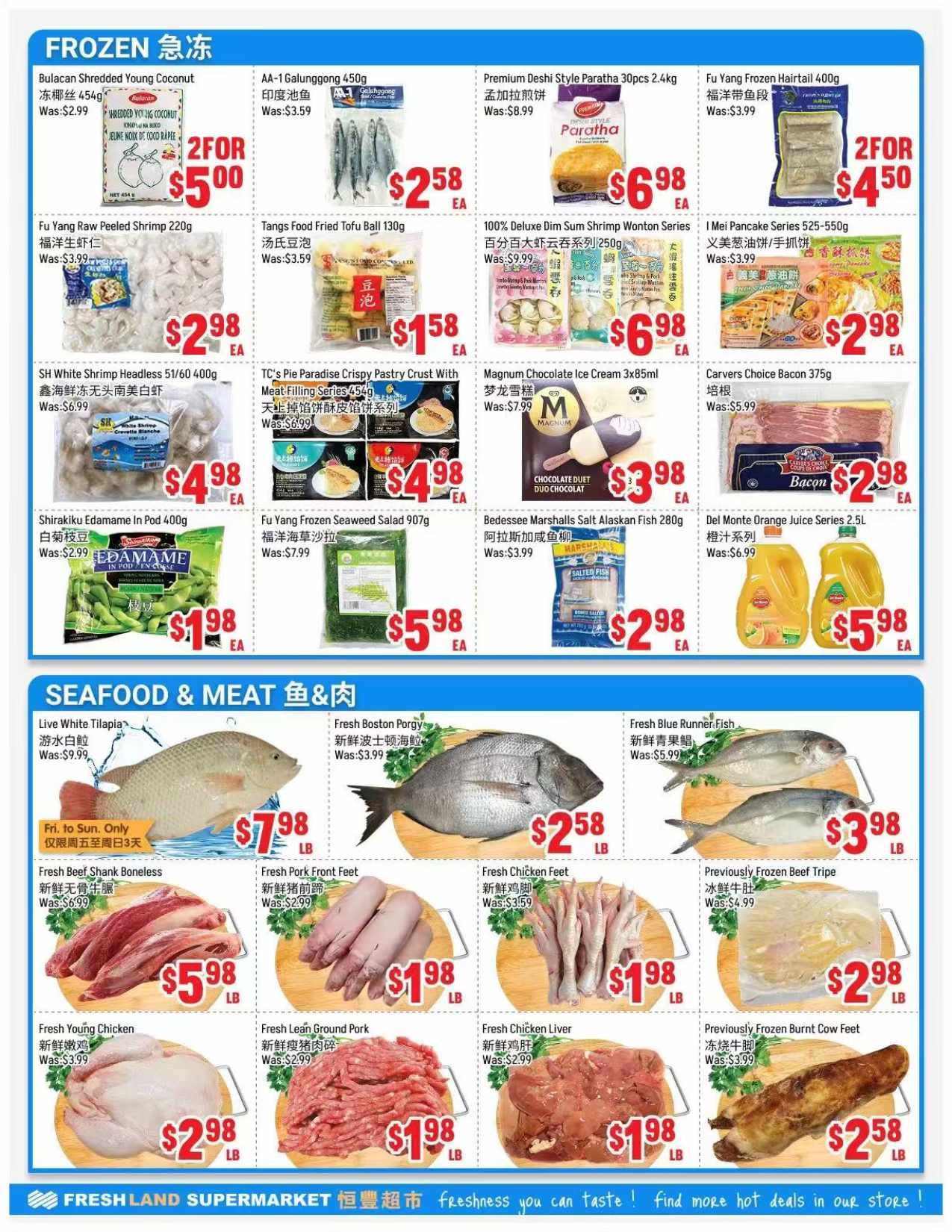 FreshLand Supermarket Flyer June 26 to July 2