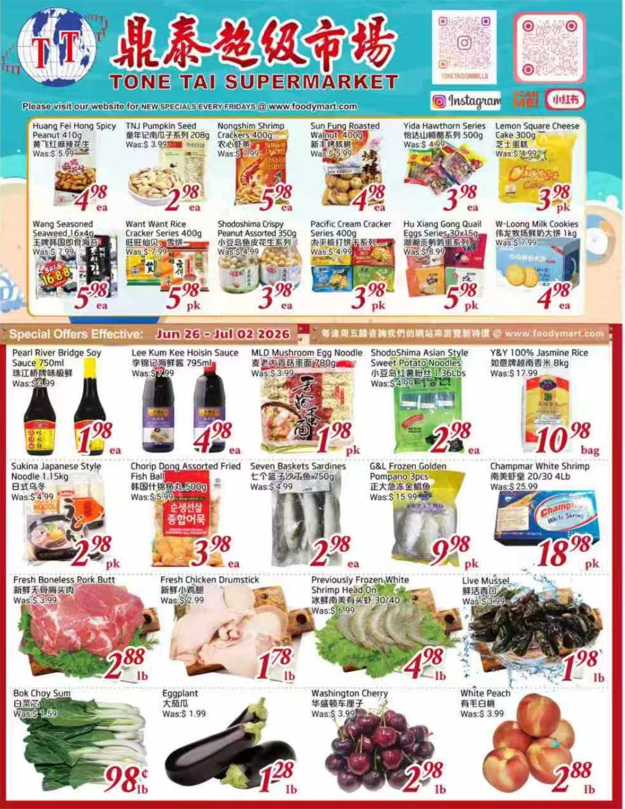 Tone Tai Supermarket Flyer June 26 to July 2