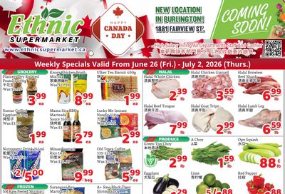 Ethnic Supermarket (Milton) Flyer June 26 to July 2