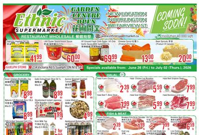 Ethnic Supermarket (Guelph) Flyer June 26 to July 2