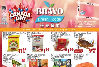 Bravo Fresh Foods Flyer June 26 to July 2