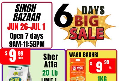 Singh Bazaar Flyer June 26 to July 1