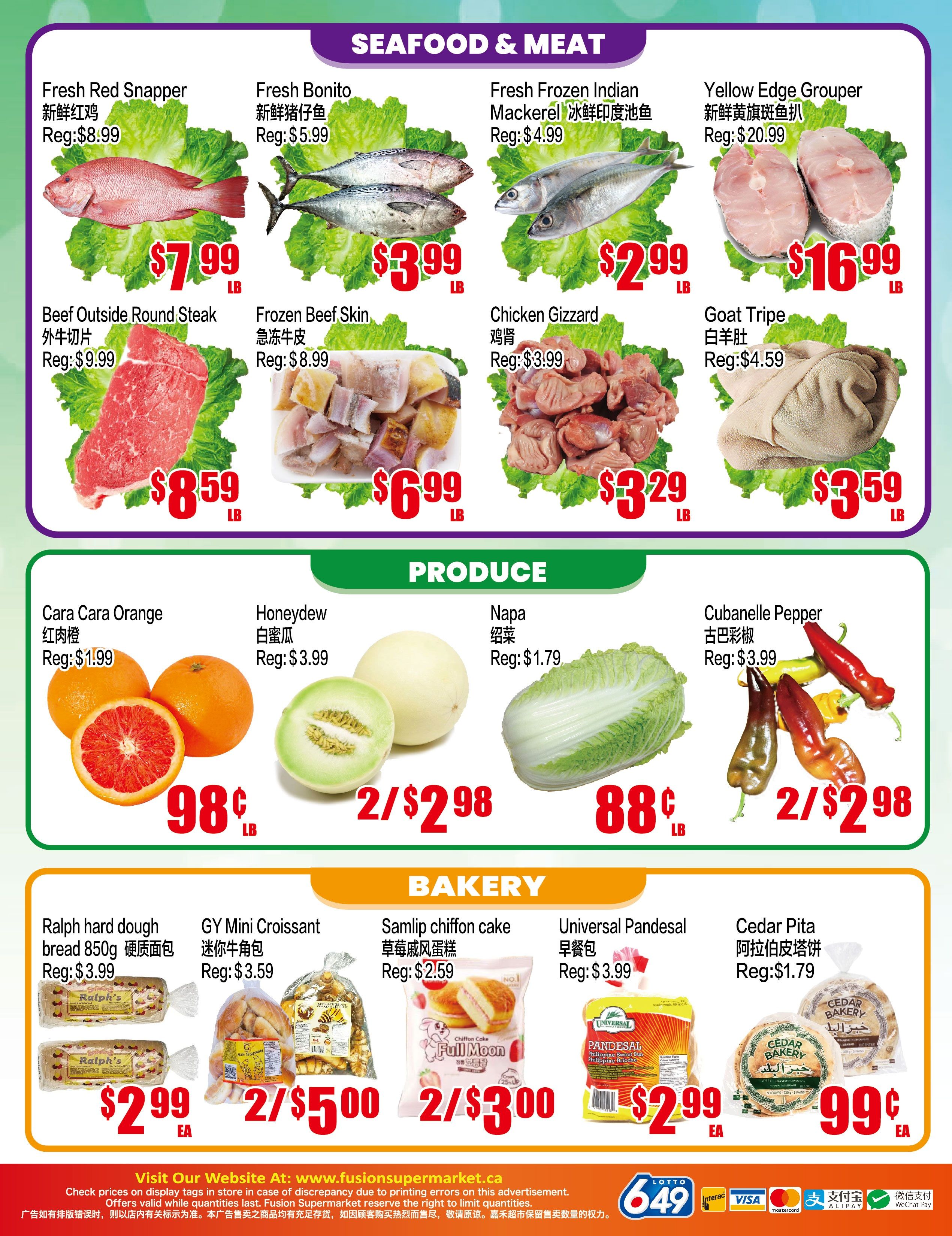 Fusion Supermarket (Scarborough) Flyer June 26 to July 2