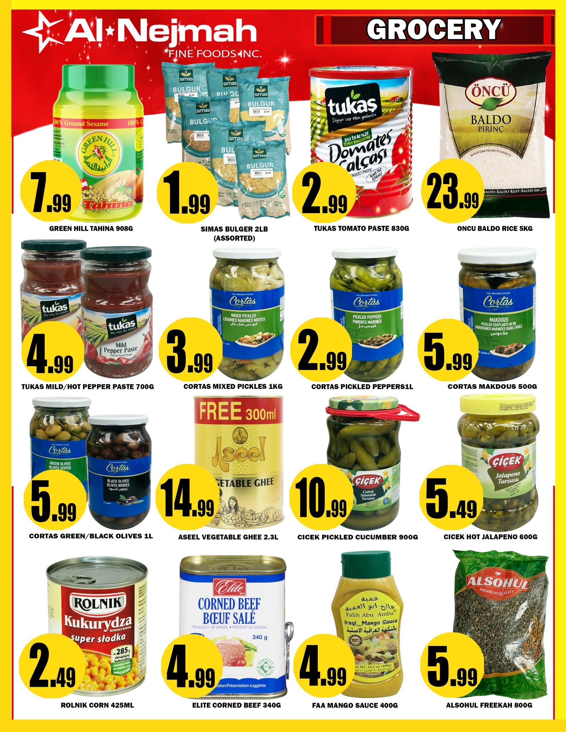 Alnejmah Fine Foods Inc. Flyer June 26 to July 2