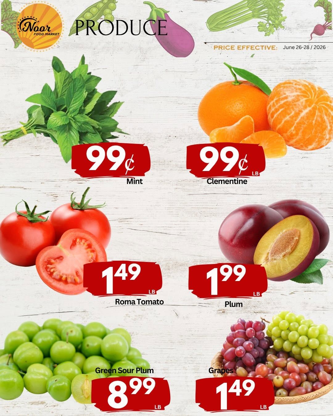 Noor Food Market Flyer June 26 to July 2
