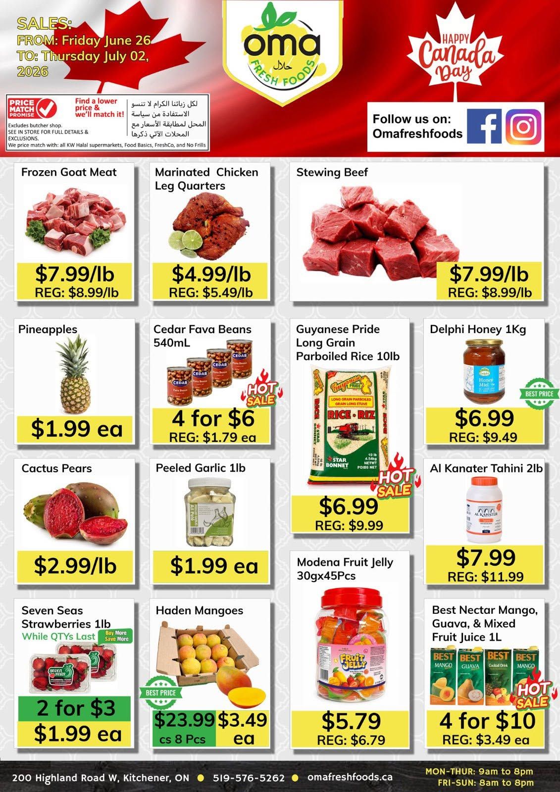 Oma Fresh Foods Flyer June 26 to July 2