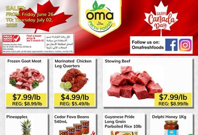 Oma Fresh Foods Flyer June 26 to July 2