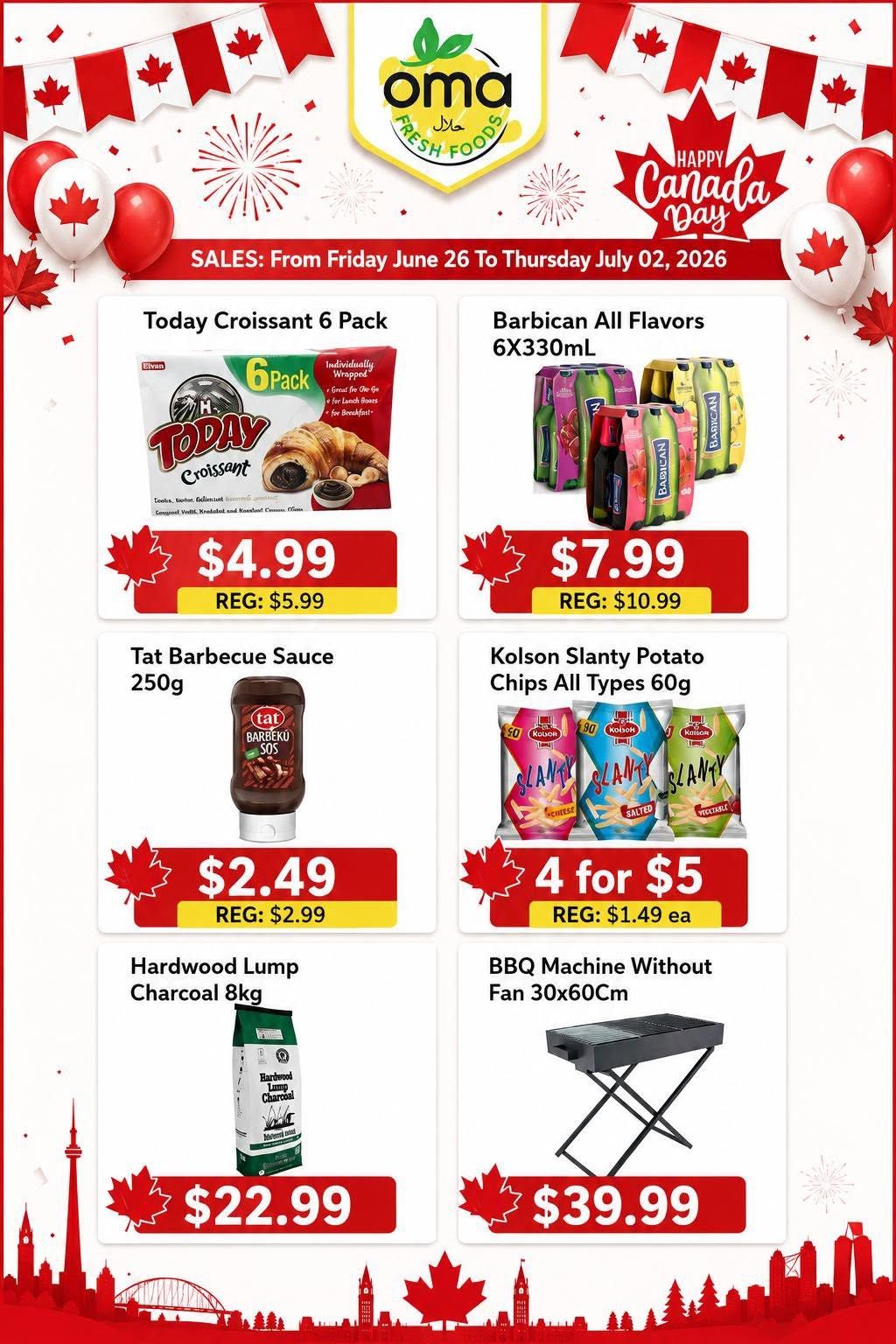 Oma Fresh Foods Flyer June 26 to July 2