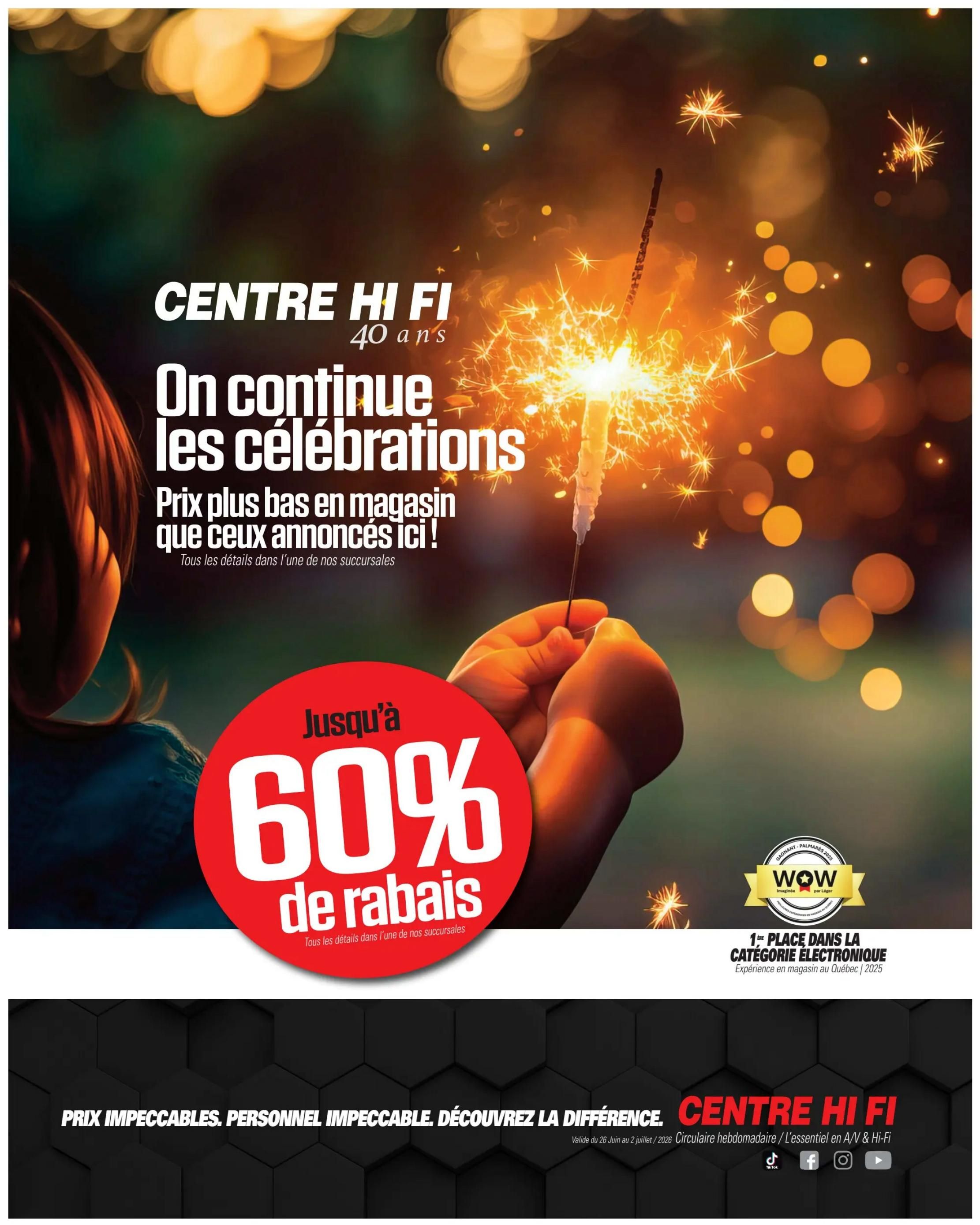 Centre Hi-Fi Flyer June 26 to July 2