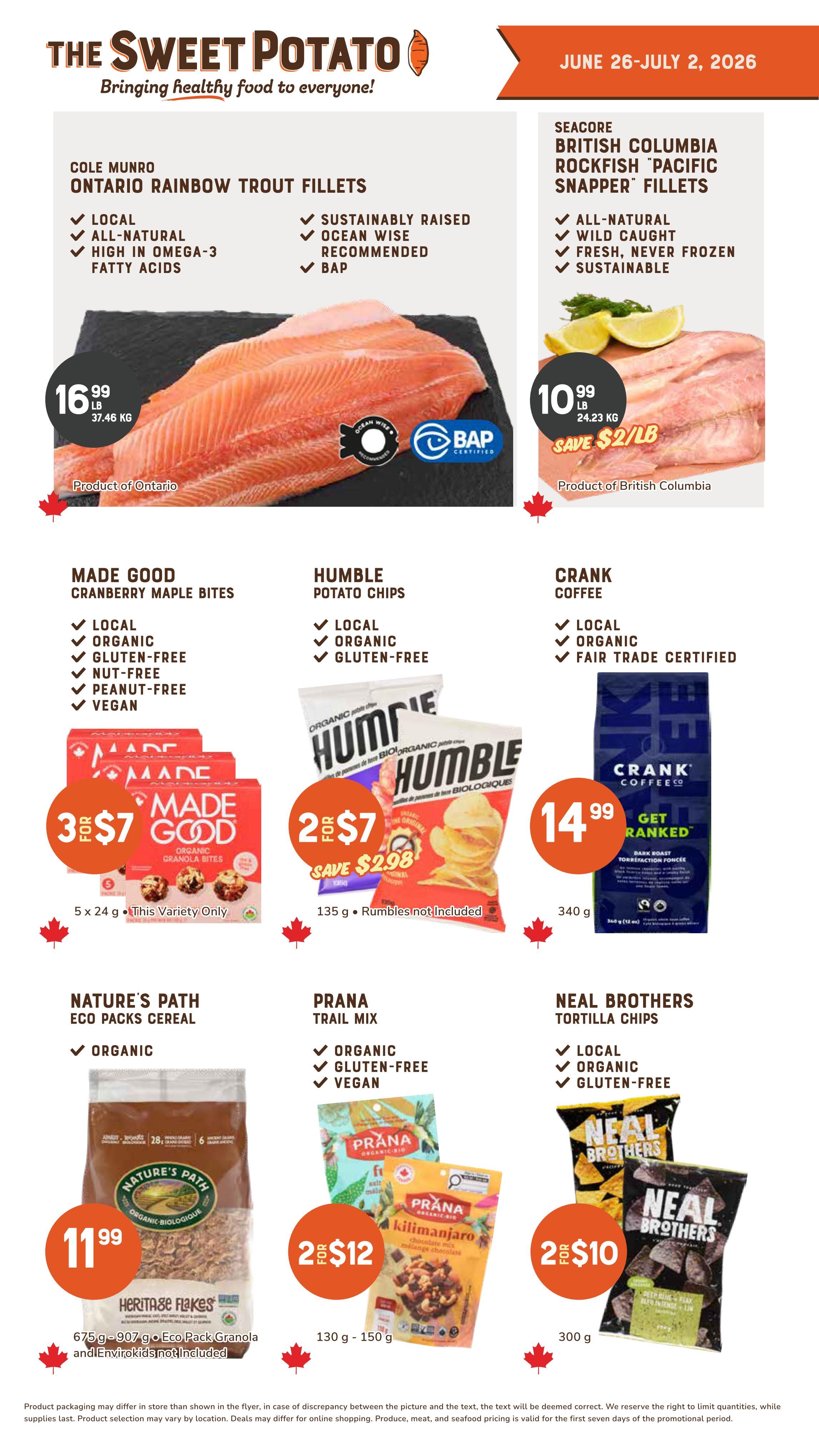 The Sweet Potato Flyer June 26 to July 2