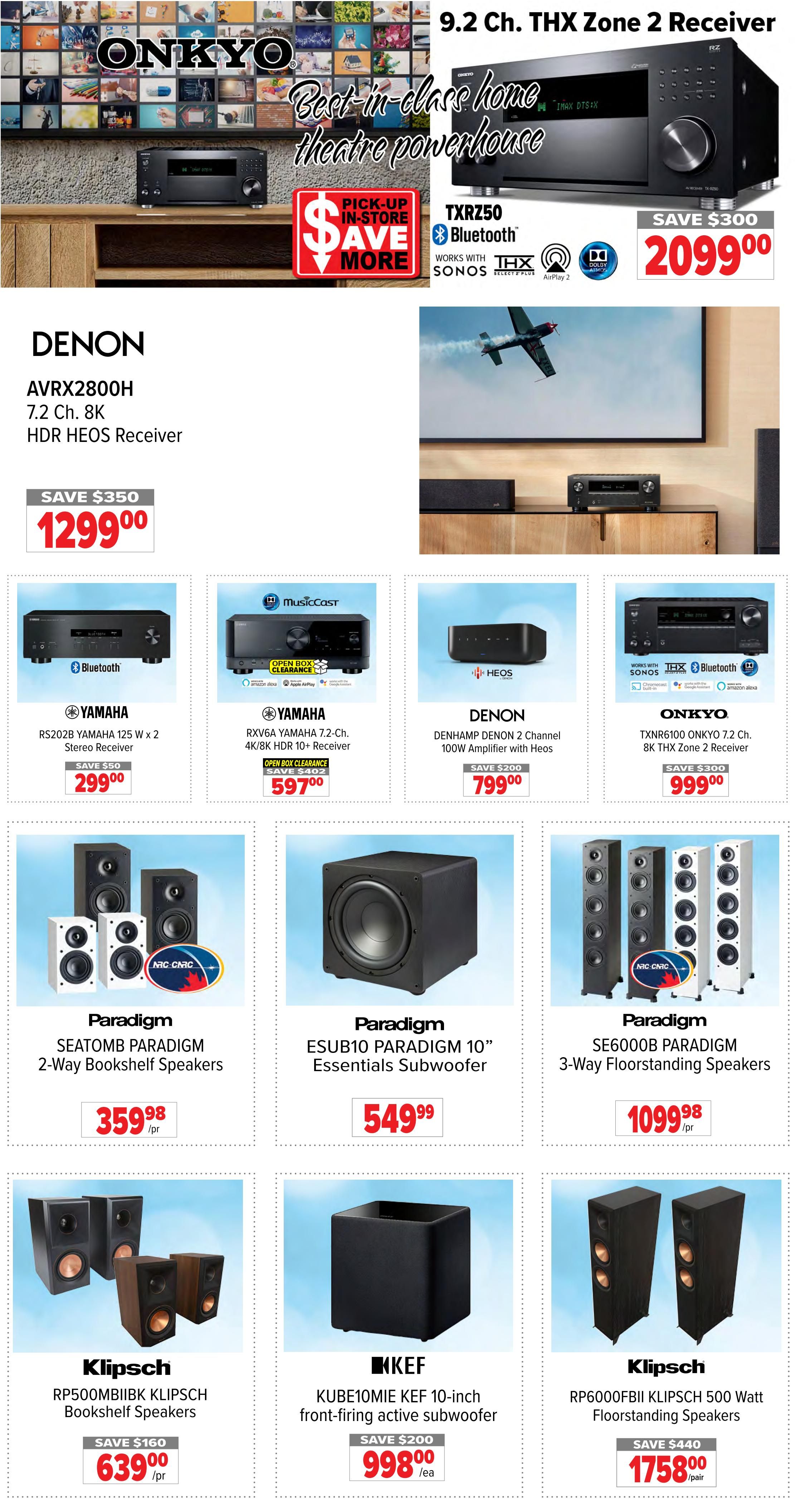 2001 Audio Video Flyer June 26 to July 2