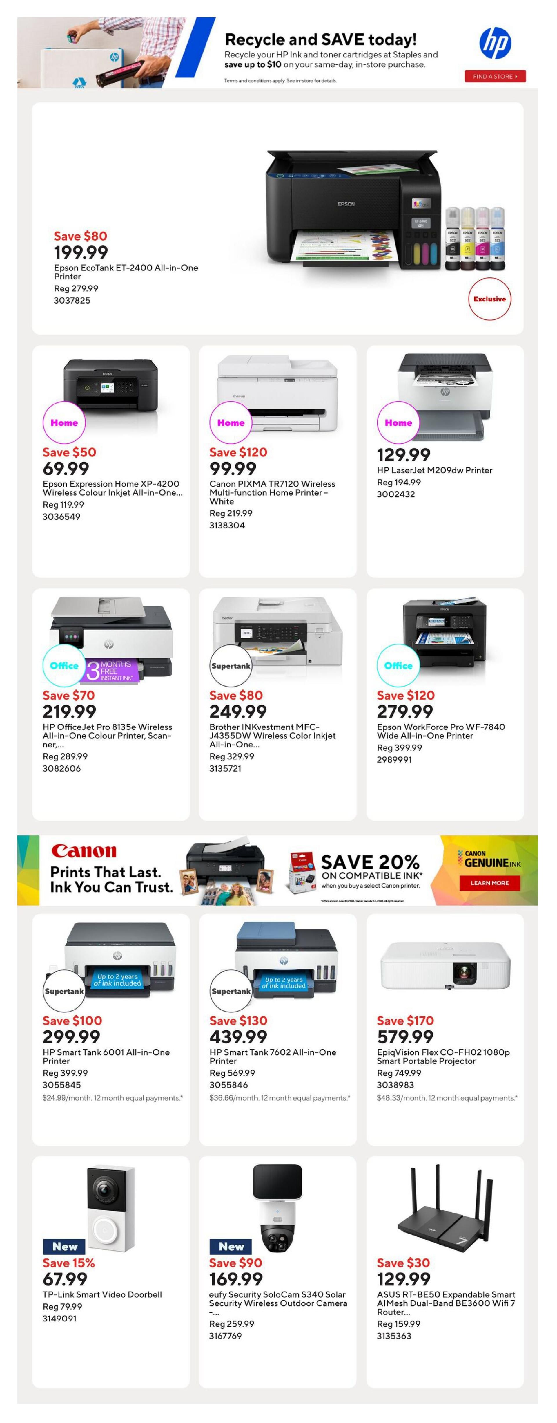 Staples Flyer June 26 to July 2