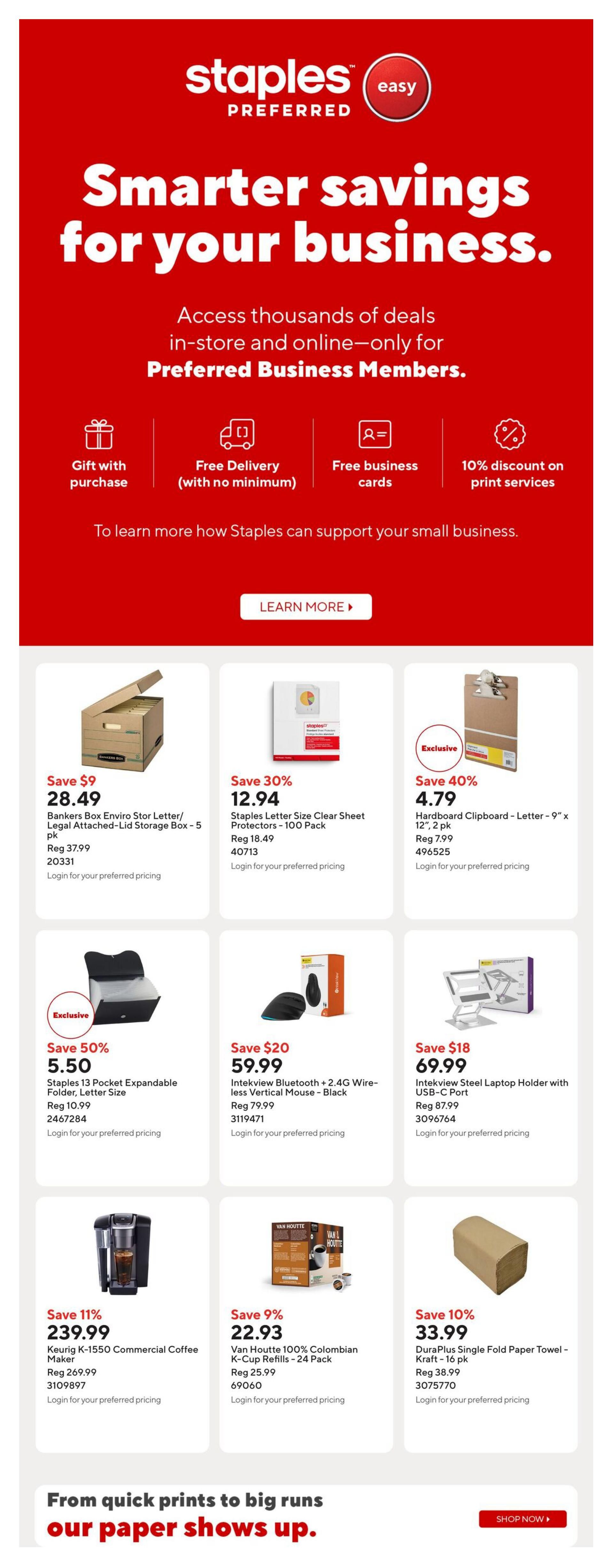 Staples Flyer June 26 to July 2