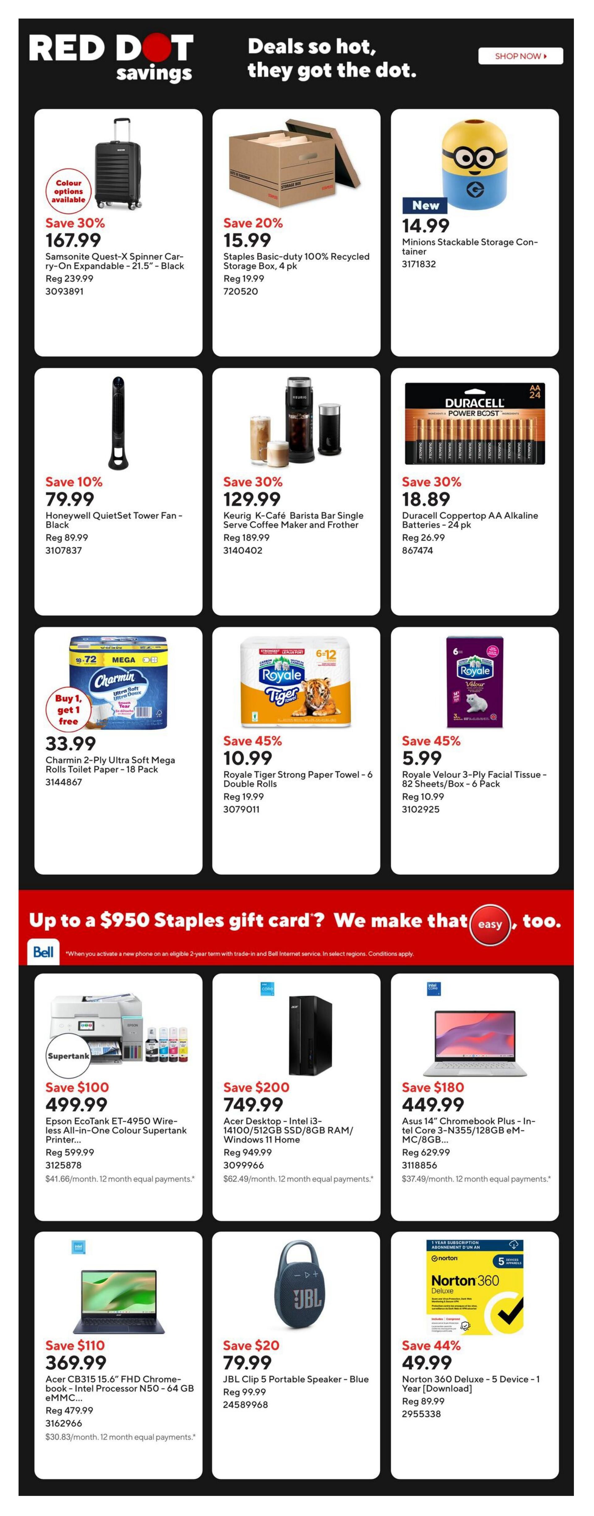 Staples Flyer June 26 to July 2