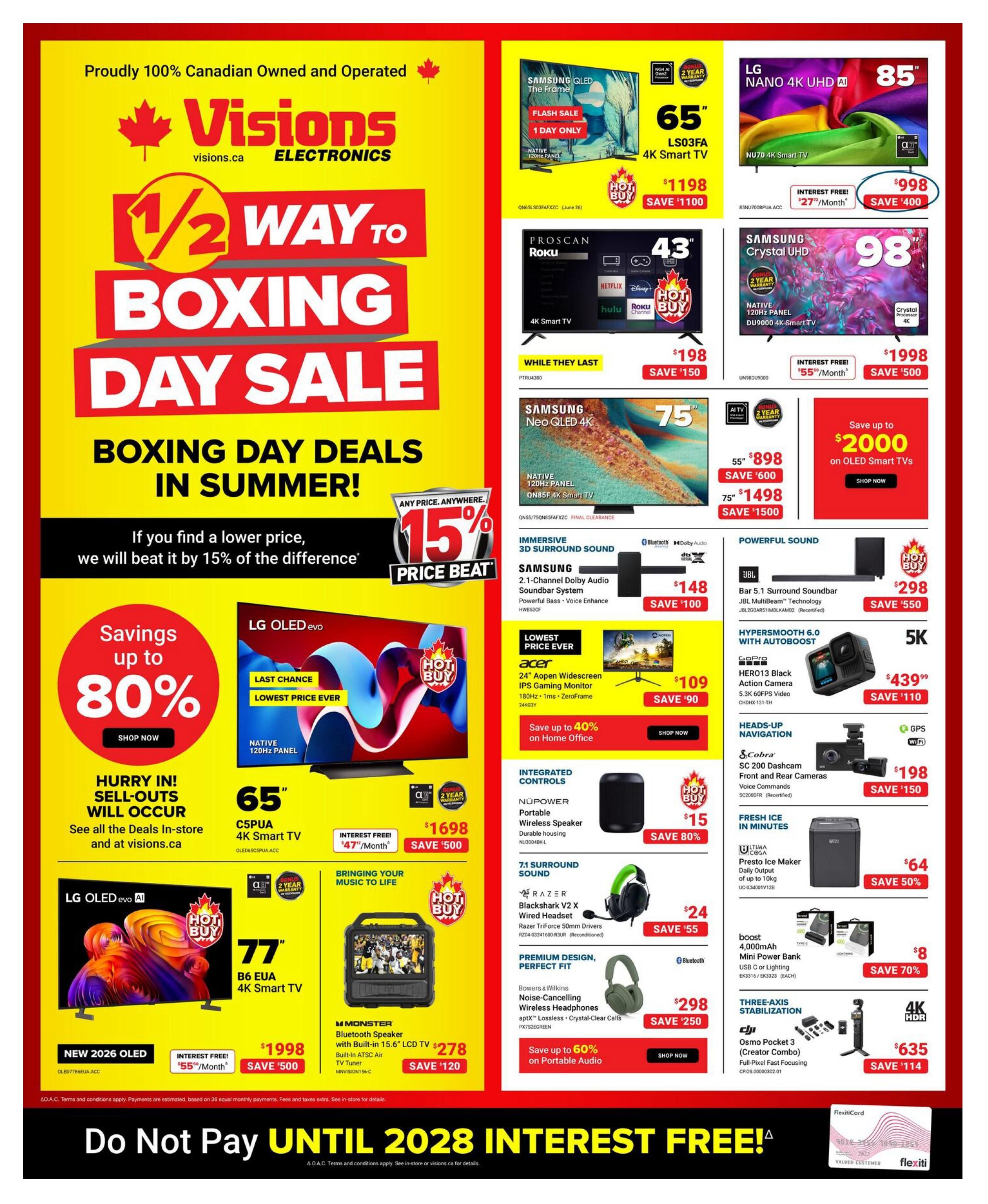 Visions Electronics Flyer June 26 to July 2