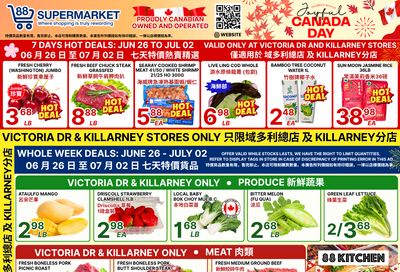 88 Supermarket Flyer June 26 to July 2