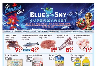 Blue Sky Supermarket (Pickering) Flyer June 26 to July 2